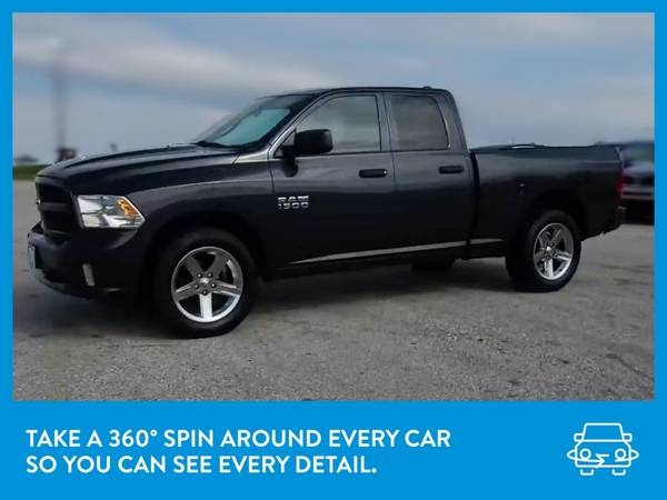 2017 Ram 1500 Quad Cab Express Pickup 4D 6 1/3 ft pickup Gray for sale in West Lafayette, IN – photo 3