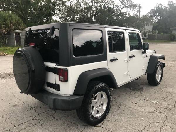 2013 Jeep Wrangler Unlimited Sport 4x4 4dr SUV 100% CREDIT APPROVAL!... for sale in TAMPA, FL – photo 4