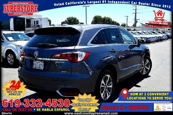 2018 ACURA RDX ADVANCE PACKAGE SUV-EZ FINANCING-LOW DOWN! - cars &... for sale in El Cajon, CA – photo 3