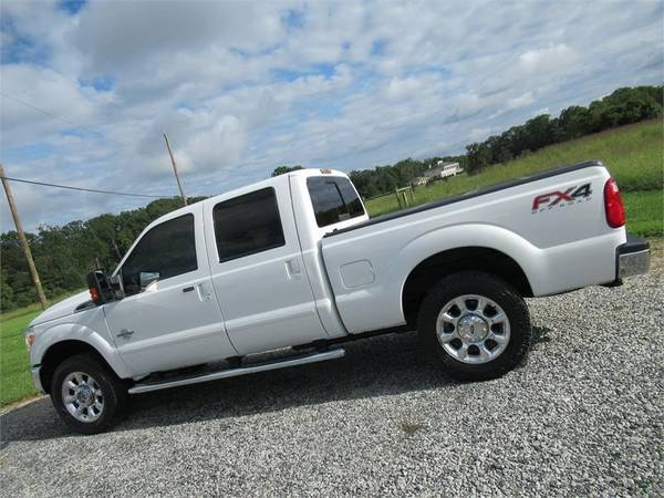 2015 FORD F250 SUPER DUTY LARIAT, White APPLY ONLINE->... for sale in Summerfield, SC – photo 2