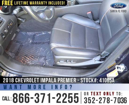 18 Chevrolet Impala Premier Onstar, Remote Start, Camera for sale in Alachua, FL – photo 15