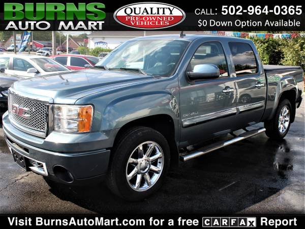 6.2L V8* 2011 GMC Sierra 1500 Denali Crew Cab 4WD Leather Non Smoker for sale in Louisville, KY