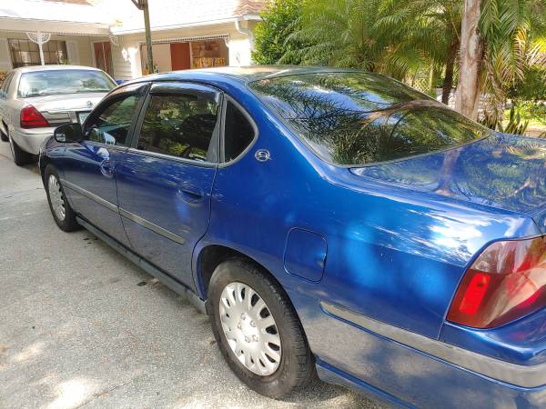 2003 Chevy Impala 90k actual V6 to Florida owners no accidents for sale in Palm Harbor, FL – photo 2