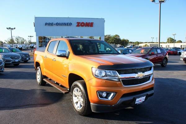 2017 Chevy Chevrolet Colorado LT pickup Burning Hot Metallic - cars... for sale in Springfield, MO – photo 3