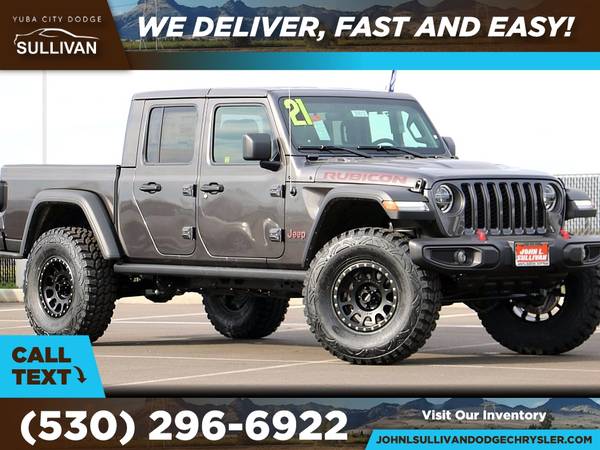 2021 Jeep Gladiator Rubicon FOR ONLY 1, 012/mo! - - by for sale in Yuba City, CA – photo 3