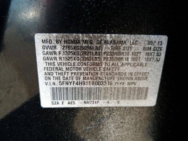 2014 Honda Pilot 4WD Touring w/ RES - WHOLESALE PRICING! for sale in Fredericksburg, VA – photo 7