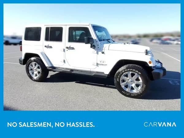 2017 Jeep Wrangler Unlimited Sahara Sport Utility 4D suv White for sale in Frederick, MD – photo 11