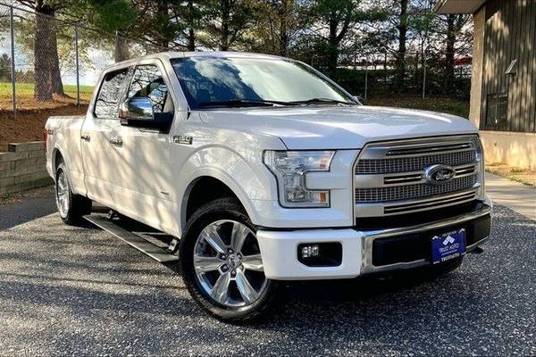 2015 Ford F150 SuperCrew Cab Platinum Pickup 4D 5 1/2 ft Pickup -... for sale in Sykesville, MD – photo 3