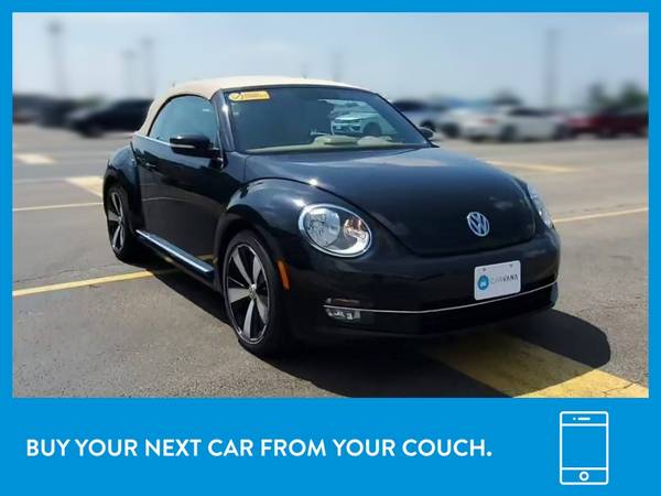 2013 VW Volkswagen Beetle Turbo Convertible 2D Convertible Black for sale in Arlington, District Of Columbia – photo 12