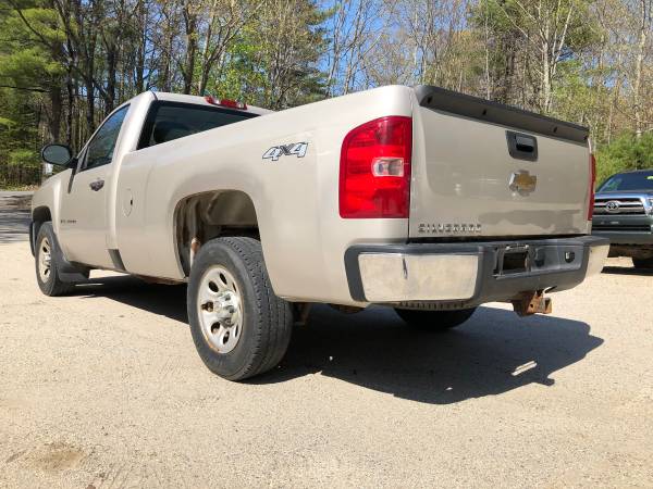 2007 Chevy Silverado Regular Cab, Full 8Ft Long Bed, V8 4x4, Solid!!... for sale in New Gloucester, ME – photo 3