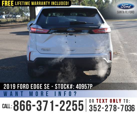 2019 FORD EDGE SE Ecoboost - Backup Camera - Tinted Windows for sale in Alachua, FL – photo 6