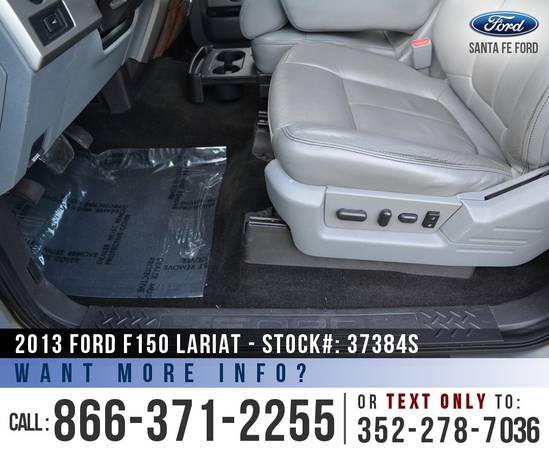 *** 2013 Ford F150 Lariat *** SYNC - Leather Seats - Flex Fuel Engine for sale in Alachua, FL – photo 14