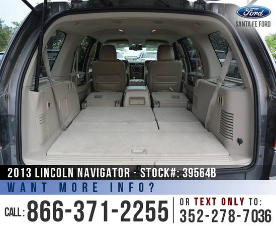 2013 LINCOLN NAVIGATOR *** Bluetooth, Leather Seats, SiriusXM *** for sale in Alachua, FL – photo 17