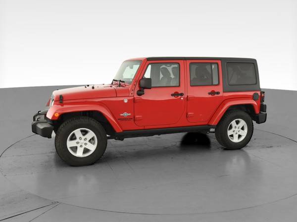 2014 Jeep Wrangler Unlimited Sport S SUV 4D suv Red - FINANCE ONLINE... for sale in Santa Fe, NM – photo 4
