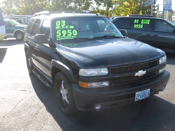 2003 Chevy Tahoe Z71....4X4....3RD Row Seat - cars & trucks - by... for sale in Portland, OR – photo 5