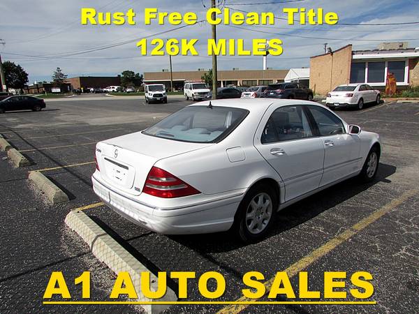 rust free 2001 Mercedes Benz S430 126k miles - - by for sale in Willowbrook, IL – photo 6