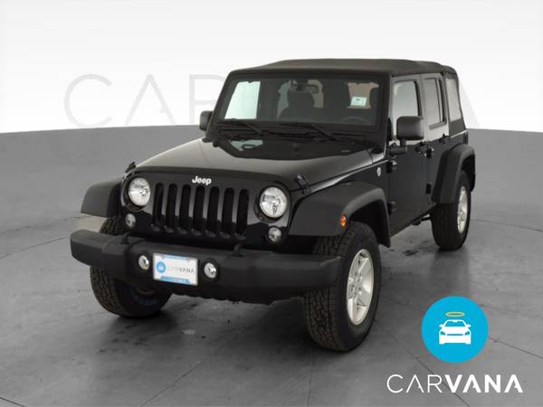 2017 Jeep Wrangler Unlimited Sport S Sport Utility 4D suv Black - -... for sale in Ronkonkoma, NY