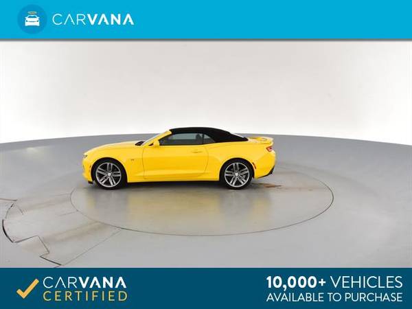 2017 Chevy Chevrolet Camaro LT Convertible 2D Convertible Yellow - for sale in Atlanta, FL – photo 7