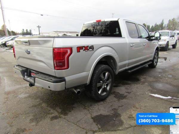 2015 Ford F-150 F150 F 150 Lariat SuperCrew 6.5-ft. Bed 4WD Call/Text for sale in Olympia, WA – photo 5