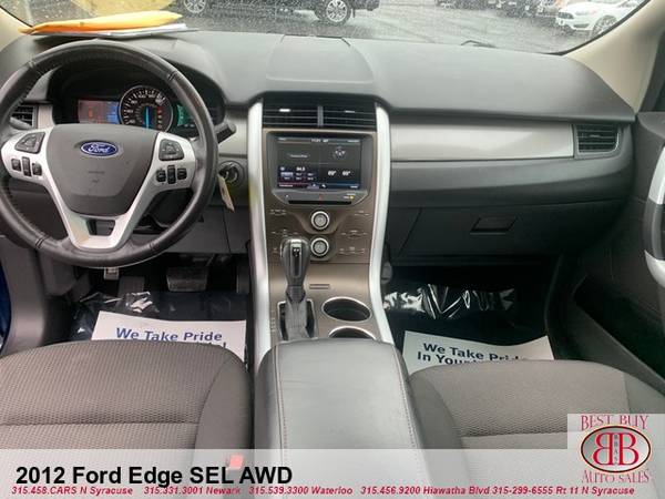 2012 FORD EDGE SEL AWD! LOADED! REMOTE START! PANO-SUNROOFS! FINANCING for sale in Syracuse, NY – photo 17