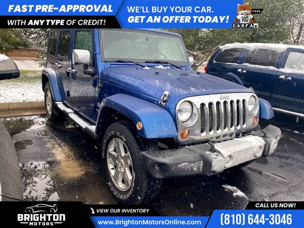 2009 Jeep Wrangler Unlimited Sahara FOR ONLY $252/mo! - cars &... for sale in Brighton, MI – photo 4