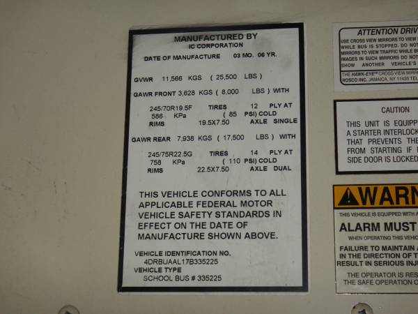 2007 International School Bus DT466 AT A/C Chair Lift Air Brakes... for sale in Ruckersville, VA – photo 21