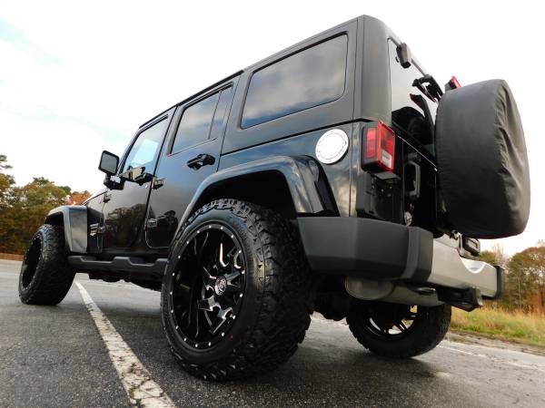LIFTED 14 JEEP WRANGLER SAHARA 6 SPEED MANUAL 3.6L 4X4 20X12 NEW... for sale in KERNERSVILLE, NC – photo 7