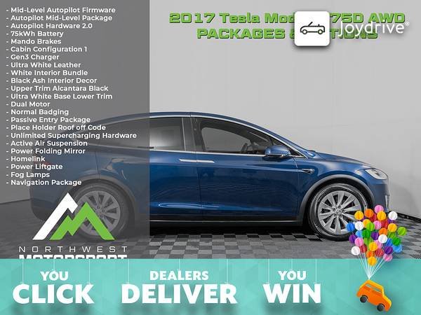 2017-Tesla-Model X-7-All Wheel Drive for sale in PUYALLUP, WA – photo 24