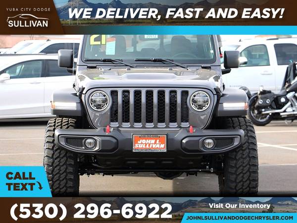 2021 Jeep Gladiator Rubicon FOR ONLY 1, 012/mo! - - by for sale in Yuba City, CA – photo 4