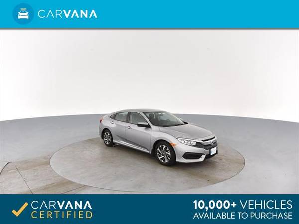 2016 Honda Civic EX Sedan 4D sedan Silver - FINANCE ONLINE for sale in Atlanta, CA – photo 9