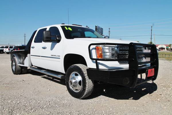 2014 GMC 3500 DENALI 4X4 - SKIRTED FLATBED -LOW MILES -LOADED - TX... for sale in Liberty Hill, IN – photo 18