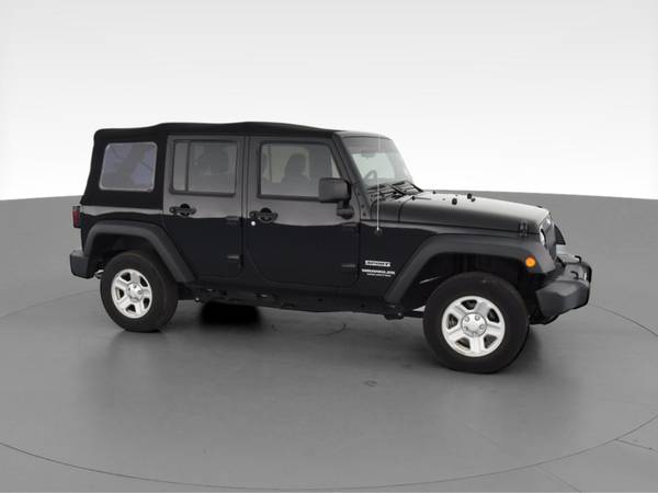 2017 Jeep Wrangler Unlimited Sport SUV 4D suv Black - FINANCE ONLINE... for sale in Worcester, MA – photo 14