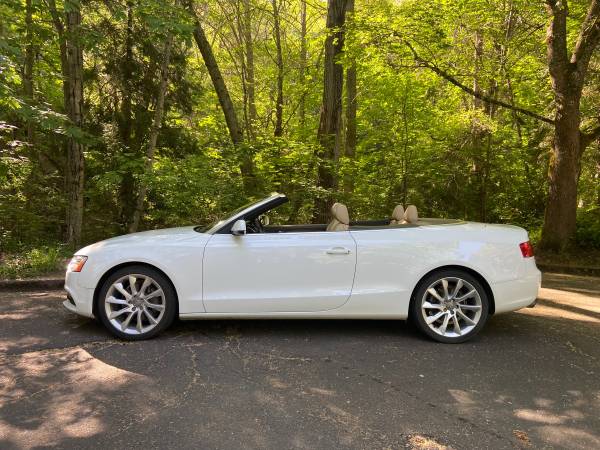 2013 Audi A5 convertible with low miles for sale in Ashland, OR – photo 2