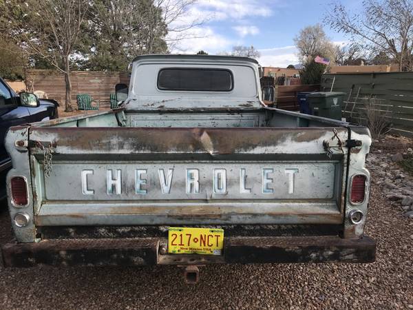 1966 Chevy C20 longbed 2 wheel drive - cars & trucks - by owner -... for sale in Santa Fe, NM – photo 2