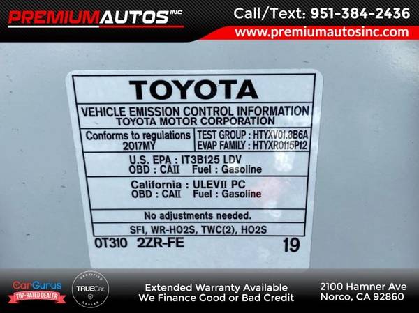 2017 Toyota Corolla SE Sedan - cars & trucks - by dealer - vehicle... for sale in Norco, CA – photo 17