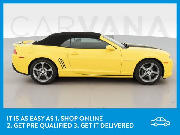 2014 Chevy Chevrolet Camaro LT Convertible 2D Convertible Yellow for sale in NEWARK, NY – photo 10