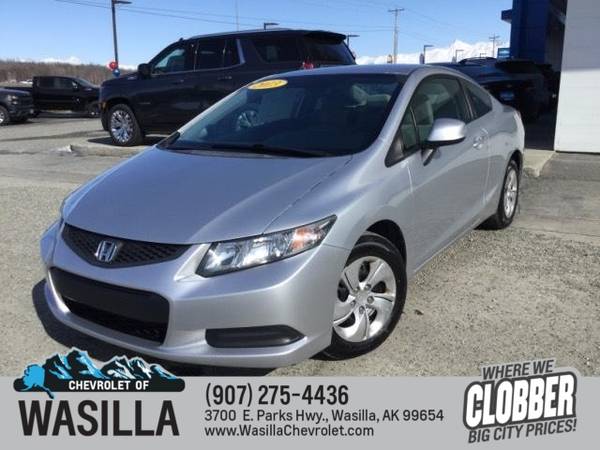 2013 Honda Civic 2dr Auto LX - - by dealer - vehicle for sale in Wasilla, AK – photo 2