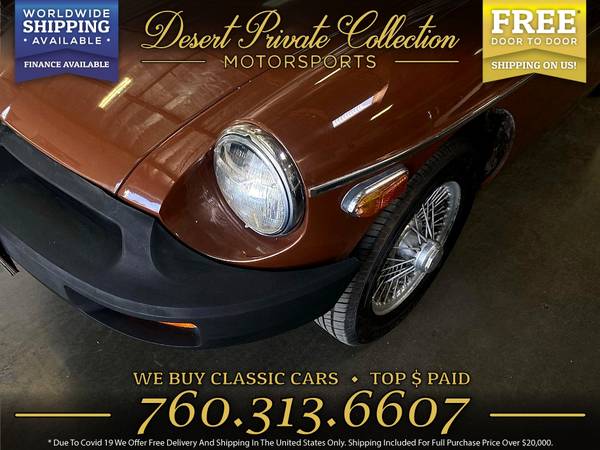 1980 MG B Roadster Convertible which won t last long for sale in Palm Desert , CA – photo 11