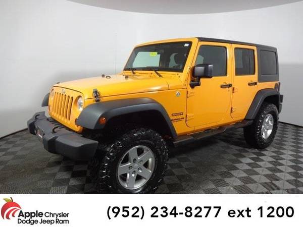2012 Jeep Wrangler SUV Unlimited Sport (Crush Clearcoat) for sale in Shakopee, MN – photo 3