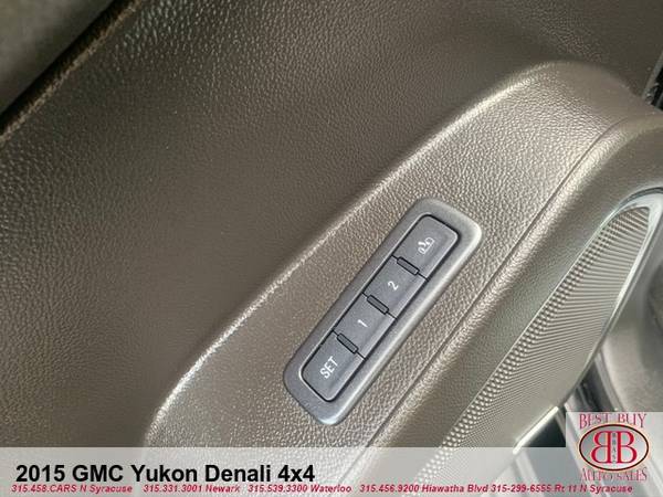 2015 GMC Yukon Denali 4X4 SUPER CLEAN EASY APPROVAL for sale in Syracuse, NY – photo 20