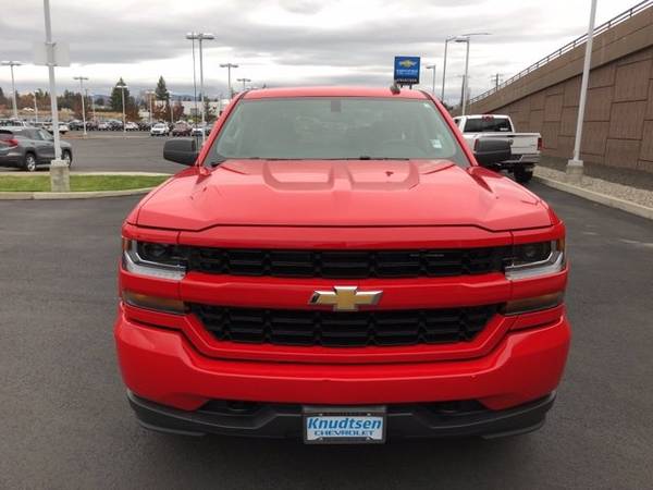2018 Chevy Chevrolet Silverado 1500 Custom pickup Red Hot - cars &... for sale in Post Falls, MT – photo 2