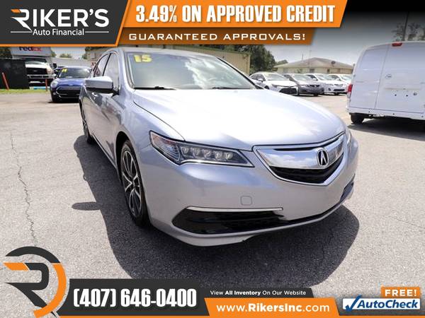 $236/mo - 2015 Acura TLX 3.5L V6 w/Technology Package - 100... for sale in Kissimmee, FL – photo 6