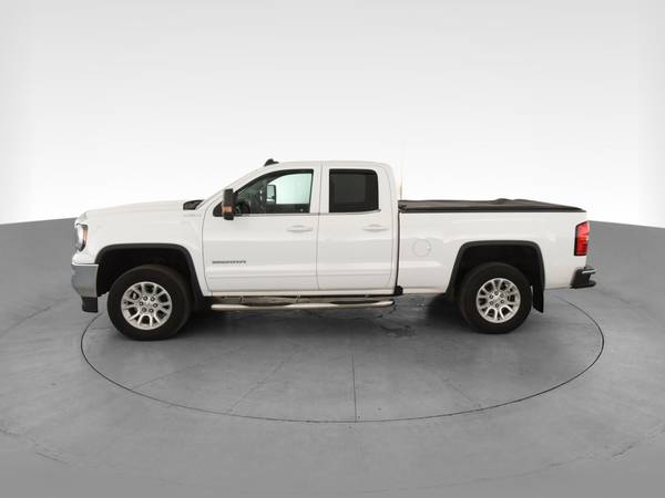 2018 GMC Sierra 1500 Double Cab SLE Pickup 4D 6 1/2 ft pickup White... for sale in Cleveland, OH – photo 5