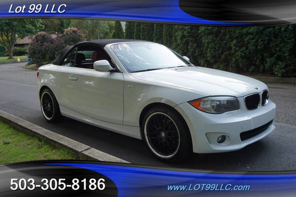 2012 BMW 1 Series 128i Convertible **RED INTERIOR** Navigation Heated for sale in Milwaukie, OR – photo 6