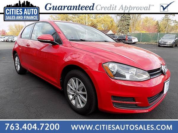 2015 VOLKSWAGEN GOLD TSI S AUTO ~ FINANCING FOR EVERYONE! - cars &... for sale in Crystal, MN