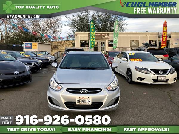 2017 Hyundai Accent SE Sedan for only $9,995 - cars & trucks - by... for sale in Rancho Cordova, CA – photo 3