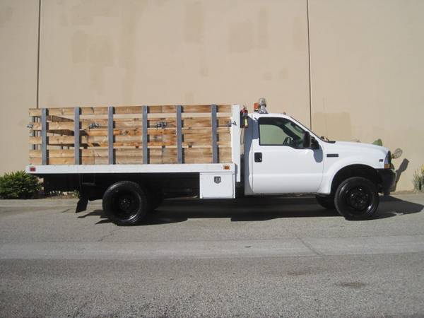 Ford F-450 F450 4X4 12′ Stake Bed Flatbed Stakebed Flat Bed F550 4WD for sale in Signal Hill, OR – photo 5