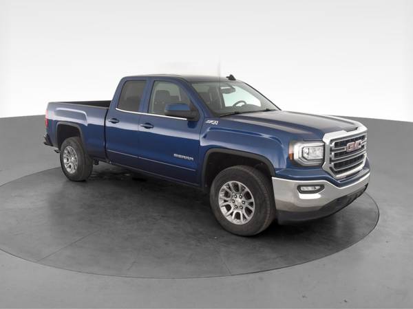 2017 GMC Sierra 1500 Double Cab SLE Pickup 4D 6 1/2 ft pickup Blue -... for sale in Albany, NY – photo 15