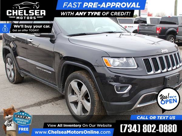 2014 Jeep *Grand* *Cherokee* *Limited* for ONLY $302/mo - cars &... for sale in Chelsea, MI – photo 9