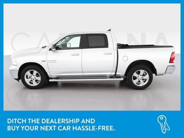 2017 Ram 1500 Crew Cab Big Horn Pickup 4D 5 1/2 ft pickup Silver for sale in Asheville, NC – photo 4